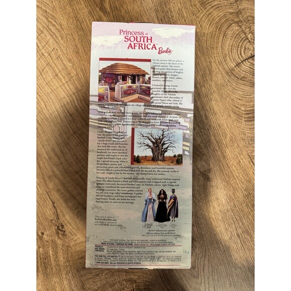 Princess Of South Africa Barbie-Dolls Of The World- Collector Edition - Picture 2 of 2